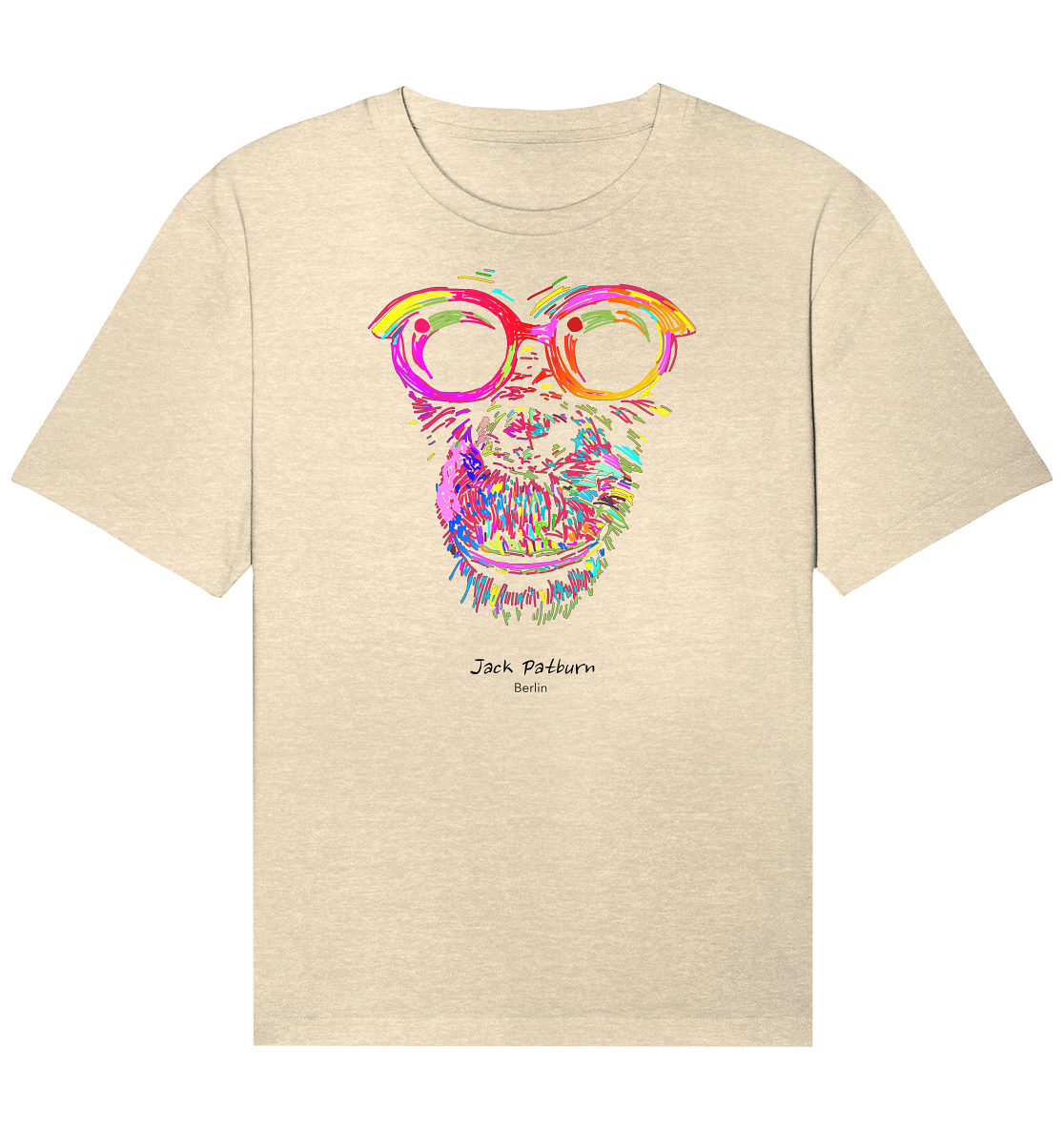 Nerdy Schimpanse - Organic Relaxed Shirt